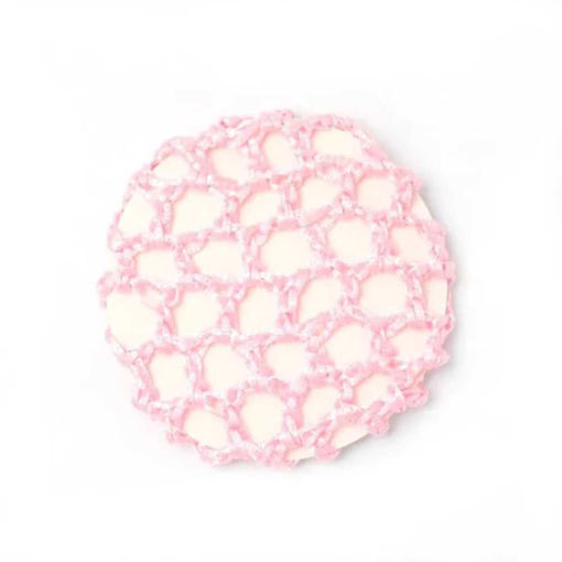 Picture of BUN NET RIBBON PINK 10CM